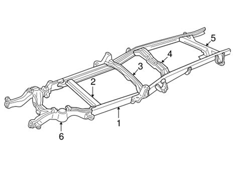 Frame & Components for 1996 GMC K1500 Pickup